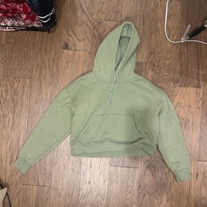 Olive Green Women's Hoodie Sweater